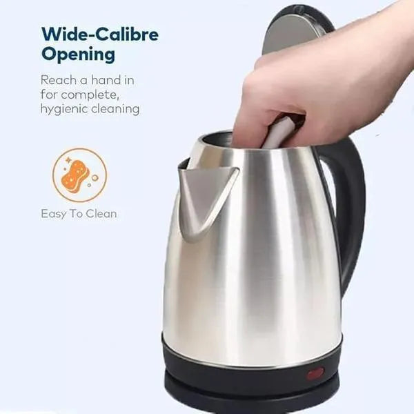 Multifunctional Electric Kettle - 1 Pc Black Stainless Steel, Quick Rising